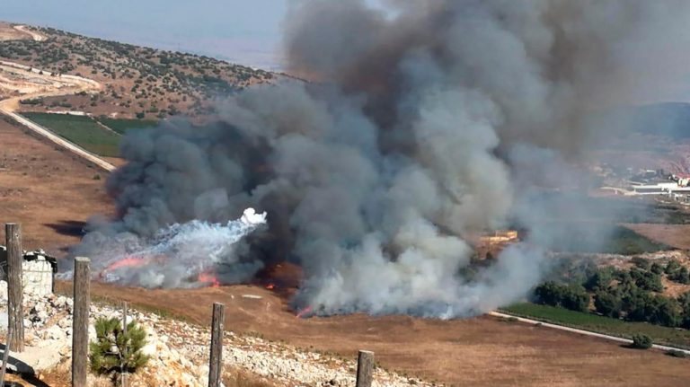 Israel-Lebanon: Air Strikes and Exchange of Fire