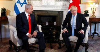 Britain rejects calls to take tougher stance on Iran as Benjamin Netanyahu meets Boris Johnson