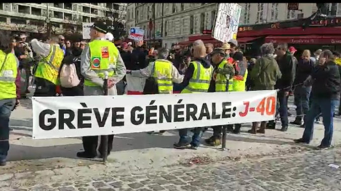 Témoignage exceptionnel et riche d’enseignements  en plein coeur du cortège de l’Acte 50 parisien
