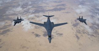 American B-1B deployed in Saudi Arabia against Iran