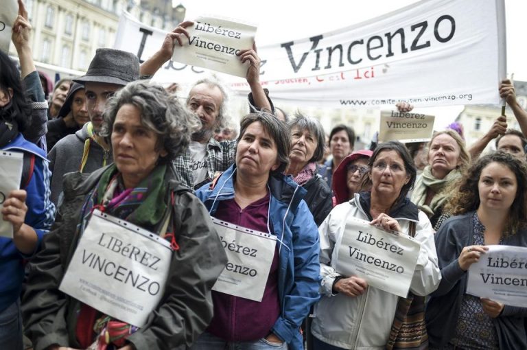 Audience pour juger du renvoi ou non de Vincenzo en Italie le jeudi 24/10 à 9h à Rennes (parlement de Bretagne)