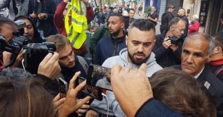 Eric Drouet et quelques Gilets jaunes s’invitent à la manifestation des policiers à Paris