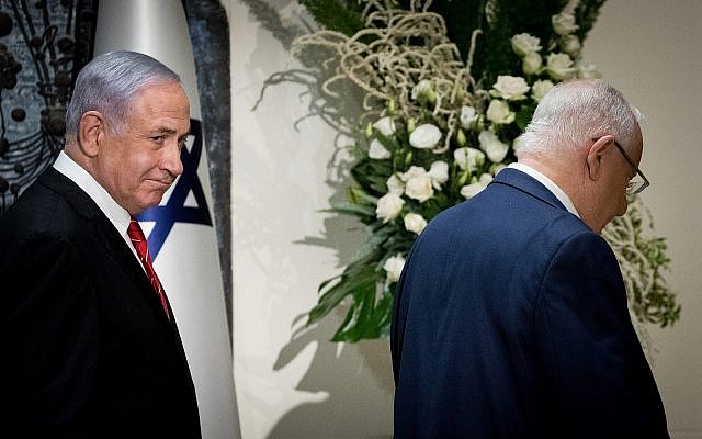 Netanyahu tells president he can’t form government; now it’s Gantz’s turn to try