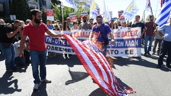 POMPEO GO HOME: Thousands demonstrated against the visit of the U.S. Secretary of State in Greece