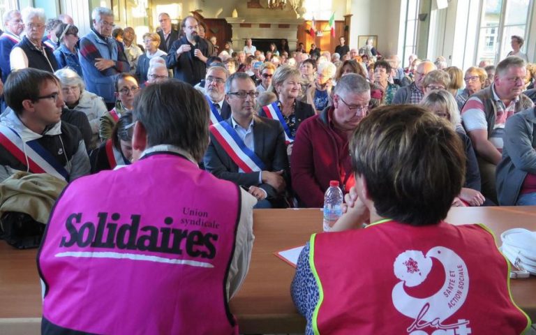 Meeting du Comité de Défense de l’hôpital de Beaumont-sur-Oise (Chambly 27/09/2019)