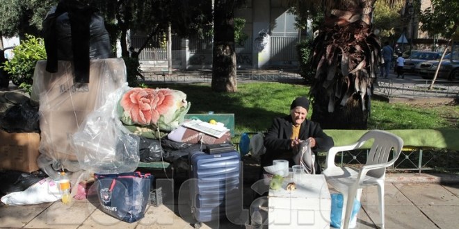 Homeless at 84: Couple sleeps outside Athens church after eviction
