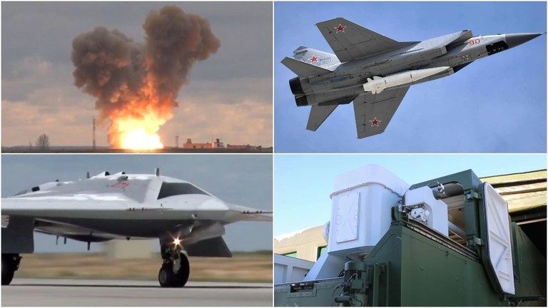 Drones, robots, lasers, supersonic gliders & other high-tech arms: Putin wants Russian military to be up to any future challenge
