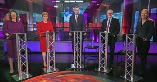 Who won the general election climate debate?