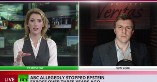 MSM execs part of ‘network of people’ that covered for Epstein – Project Veritas founder to RT