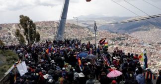 Bolivia: Police Attack Protesters Carrying Coffins of Killed