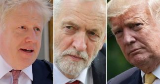 Labour ‘surge’ continues and Tory lead shrinks, as Donald Trump flies to UK for Nato summit