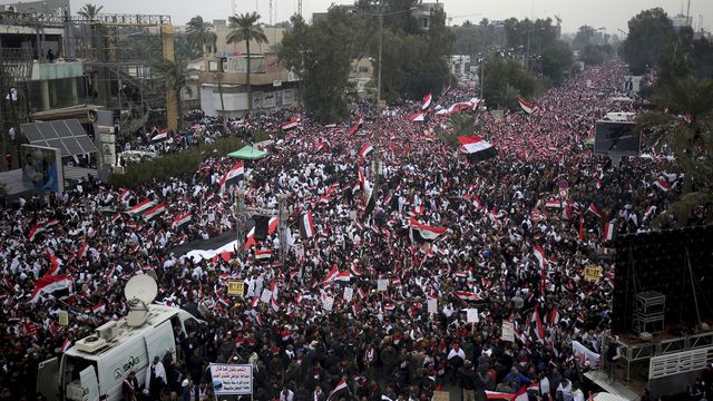 Iraqi government cracks down on anti-US protests