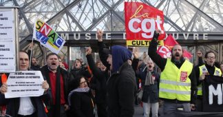 Protests close Louvre museum in Paris amid pension strikes