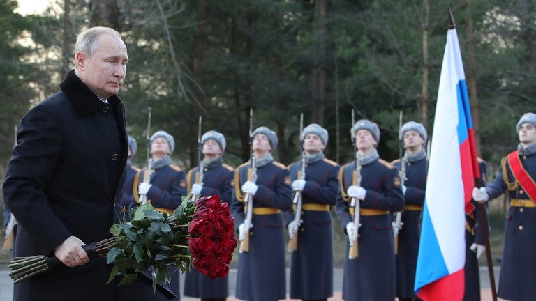 ‘We’ll shut your filthy mouth’: Putin says Russia will combat the rewriting of WWII history with new free-to-all archive center