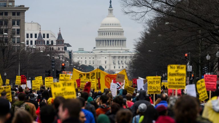 Anti-war protests held across the U.S. and the world