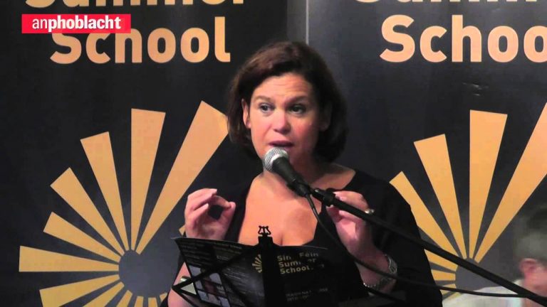 Mary Lou McDonald TD speech on a United Ireland at Sinn Féin Summer School