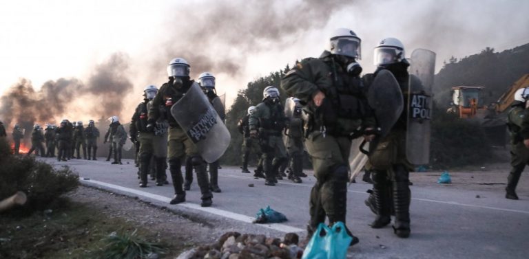 Greece: Islanders respond to police violence with general strike; Lawsuit for environment disaster