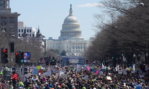 China report says human rights situation deteriorating in US