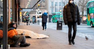 Homeless face desperation on London streets amid lockdown