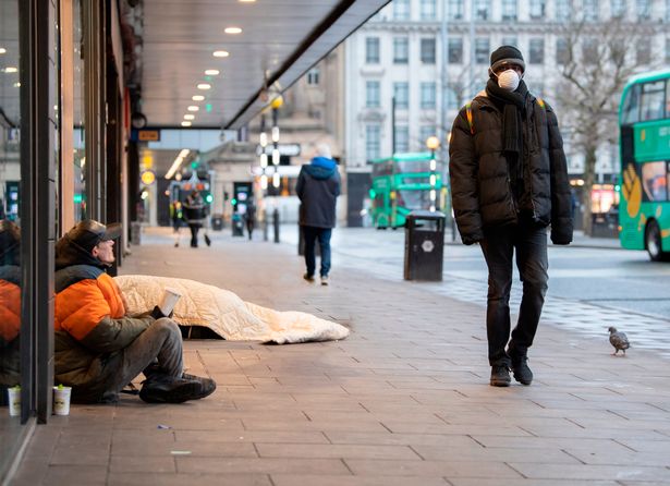 Homeless face desperation on London streets amid lockdown