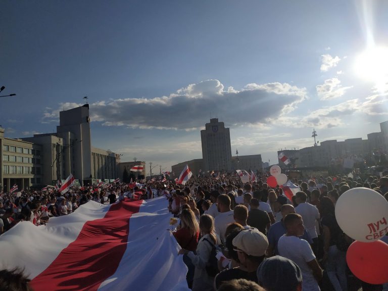 La  composition sociale des manifestants de Minsk