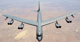 Russia scrambles EIGHT jets to intercept three US NUCLEAR-CAPABLE B-52 bombers testing Crimean borders over Ukraine & Black Sea