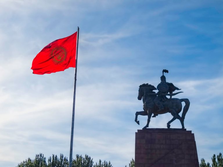 Encircling Russia and China. Now from Kyrgyzstan