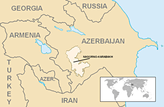 Half of Nagorno-Karabakh’s Population Displaced by Fighting