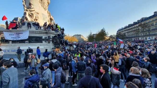 Marche des libertés. Mobilisation massive dans toute la France contre la loi Sécurité Globale