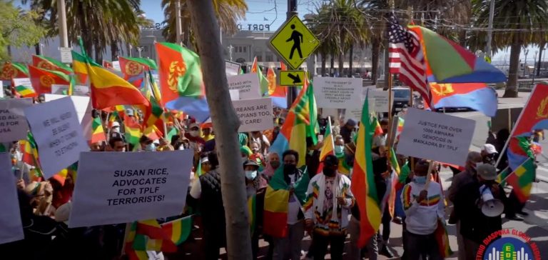 Ethiopians and Eritreans Rally for National Sovereignty, Against US Intervention