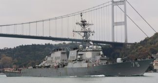 US warships set sail for Black Sea amid stand-off with Russia over military conflict in Eastern Ukraine, Turkish diplomats report