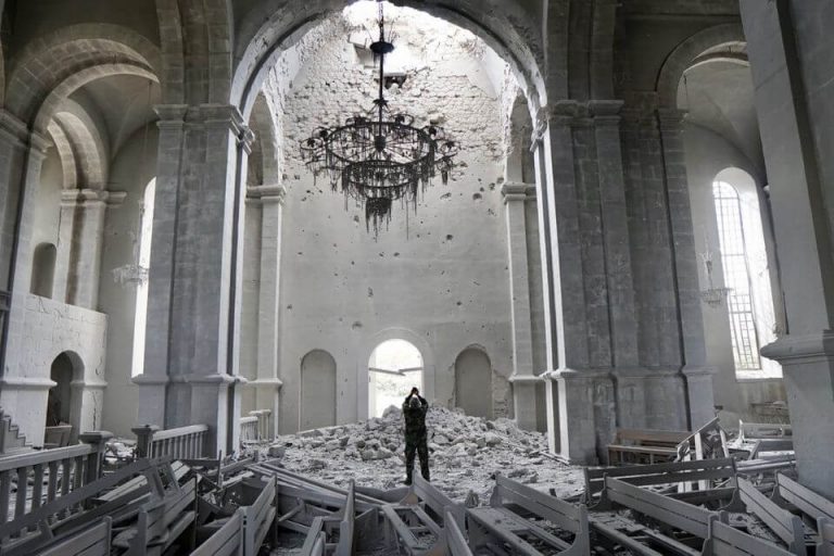 Azerbaijan refuses to hand over 1,500 artworks after seizing ‘cultural capital’ in Nagorno-Karabakh