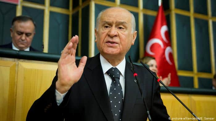 Bahçeli: Greece committed a genocide in 1821, Cypriots are fascist racists
