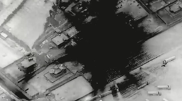 Pentagon releases video of fighter jets dropping 2,000lb missiles on pro-Iran militia sites on the Syria border: Iraq calls for revenge and Tehran tells Biden he’s taking the ‘wrong path’ after US airstrikes killed seven fighters