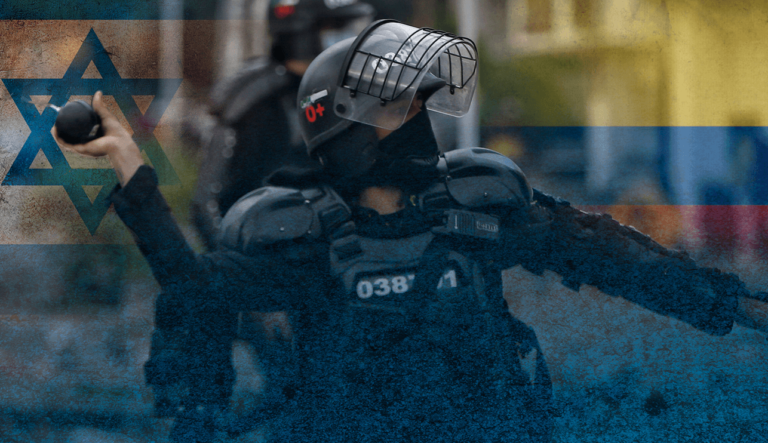 Les oiseaux d’une plume fasciste : Pourquoi Israël aide la Colombie à réprimer les manifestants.