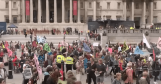 Extinction Rebellion Activists Protest in London