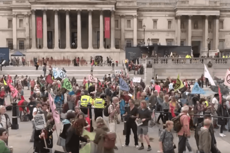Extinction Rebellion Activists Protest in London