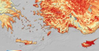 Mediterranean Continues To Bake – Surface Temperatures Over 120° in Turkey and Cyprus
