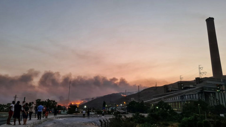 Turkish wildfires are worst ever, Erdogan says, as power plant breached