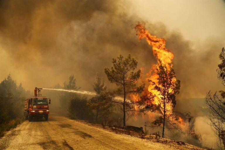 Greece battles deadly wildfires near Athens and on Evia island