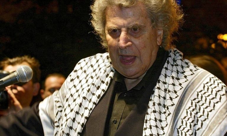 Mikis Theodorakis, Composer of Palestinian National Anthem, Dies at 96