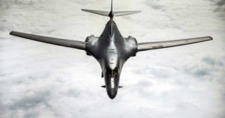 US flies bomber over Middle East in show of force to Iran