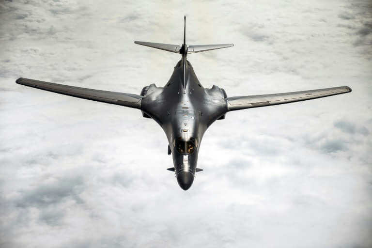 US flies bomber over Middle East in show of force to Iran