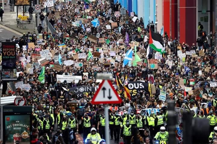 Climate protests: fury, and optimism, in the Glasgow rain