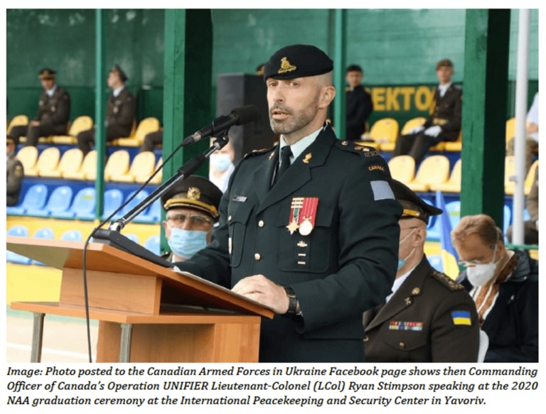 Canadian Armed Forces providing military training to Ukrainian neo-Nazis