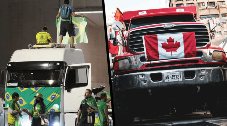 From Canada to Brazil, rich right-wing elites are astroturfing ‘trucker’ protests