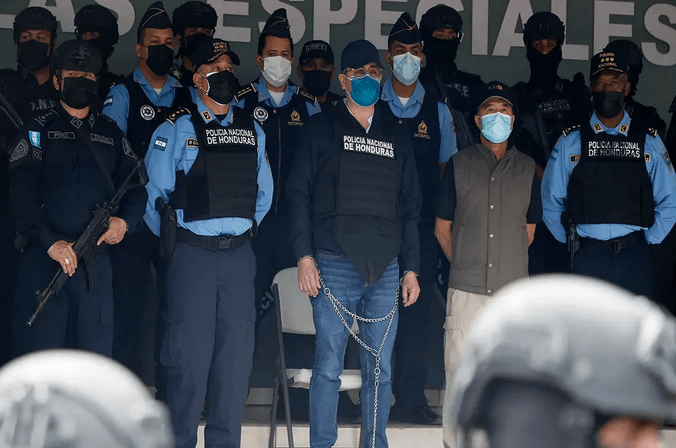 Ex-Honduran President Hernández Arrested on Drug Charges; U.S. Backed His Narco-State for 8 Years