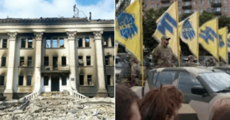 Was bombing of Mariupol theater staged by Ukrainian Azov extremists to trigger NATO intervention?