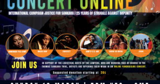 SANKARA Concert d’autofinancement -Concert online (French and English)