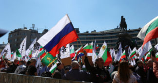 Protest in Sofia against military aid to Ukraine